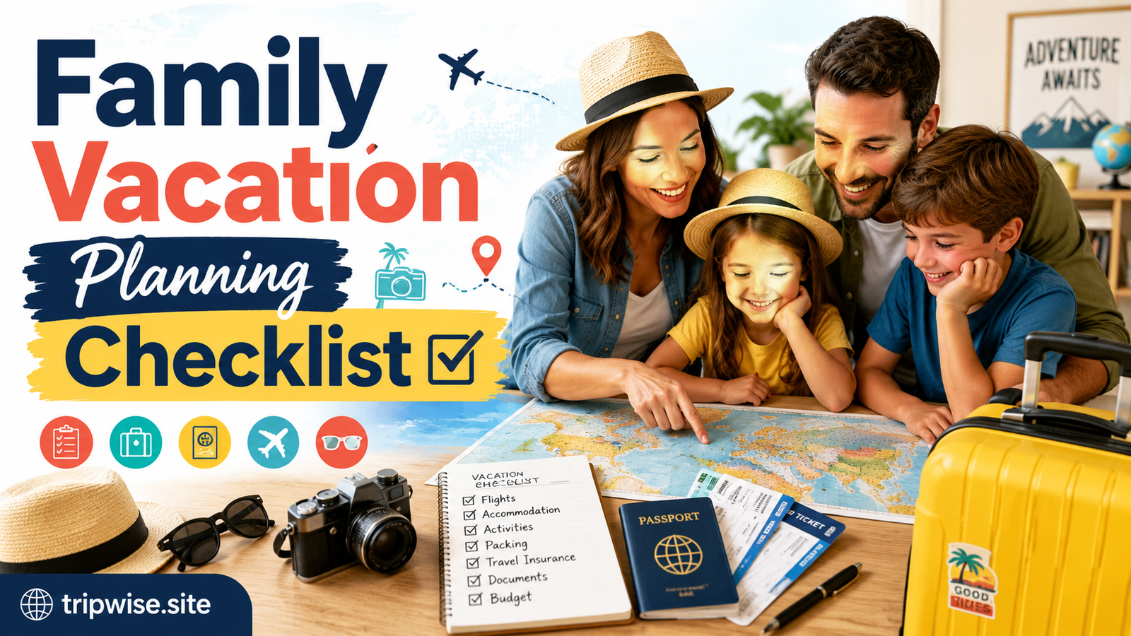 Family Vacation Planning Checklist: A Complete Guide for a Stress-Free Trip